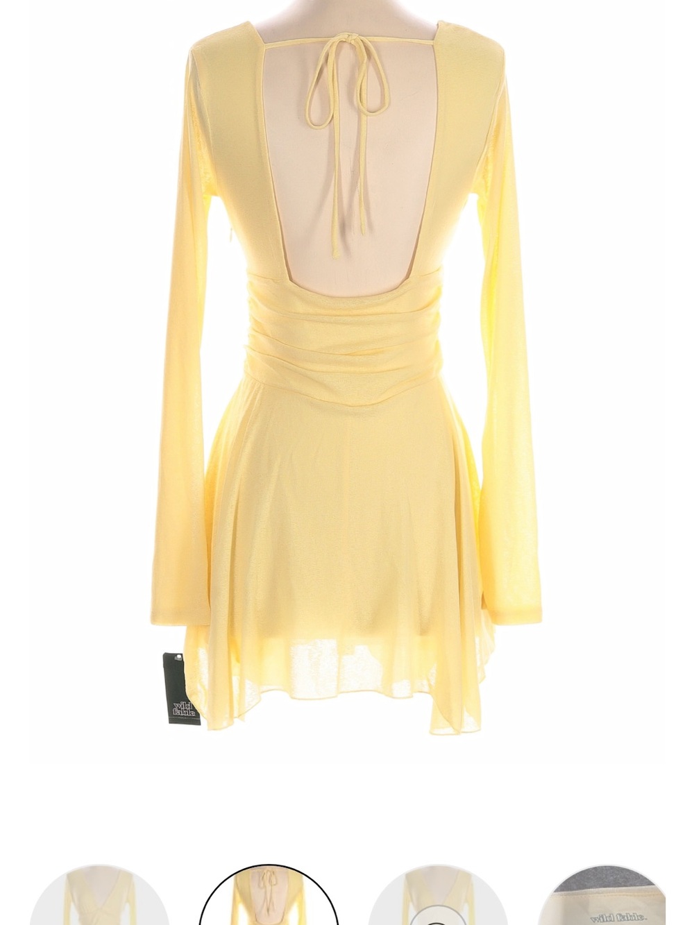 Target Yellow V-Neck Romper - Picture 4 of 4